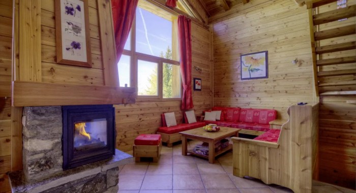 Chalet Dahu, Les Arcs: Plan Peisey ski chalet, image 3